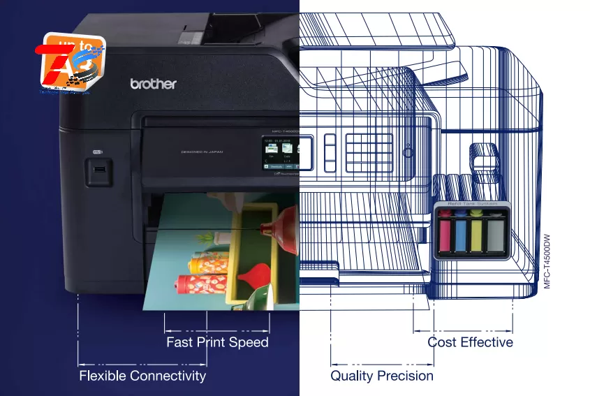 Máy in phun màu đa năng Brother MFC-T4500DW khổ A3